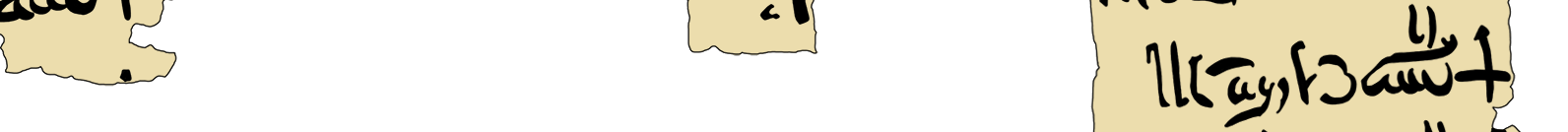 facsimile of the hieratic text