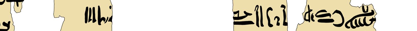facsimile of the hieratic text