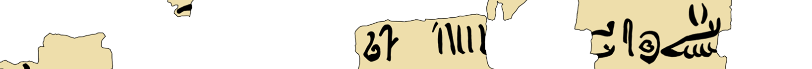 facsimile of the hieratic text