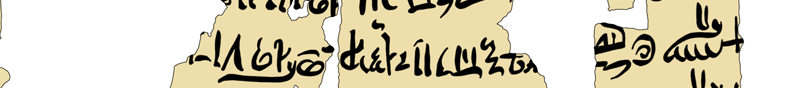 facsimile of the hieratic text