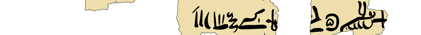 facsimile of the hieratic text