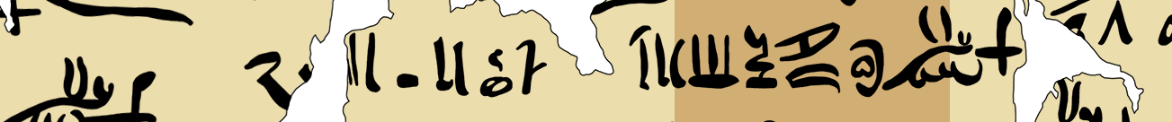 facsimile of the hieratic text