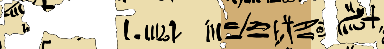 facsimile of the hieratic text