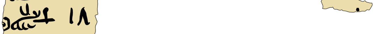 facsimile of the hieratic text