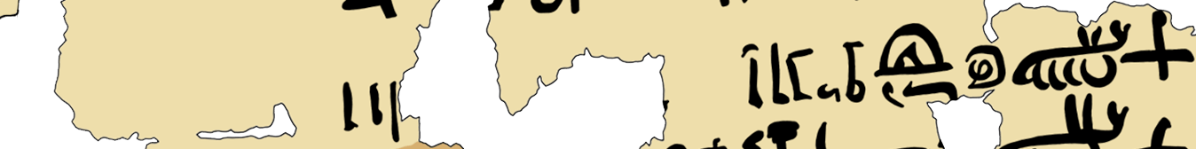 facsimile of the hieratic text