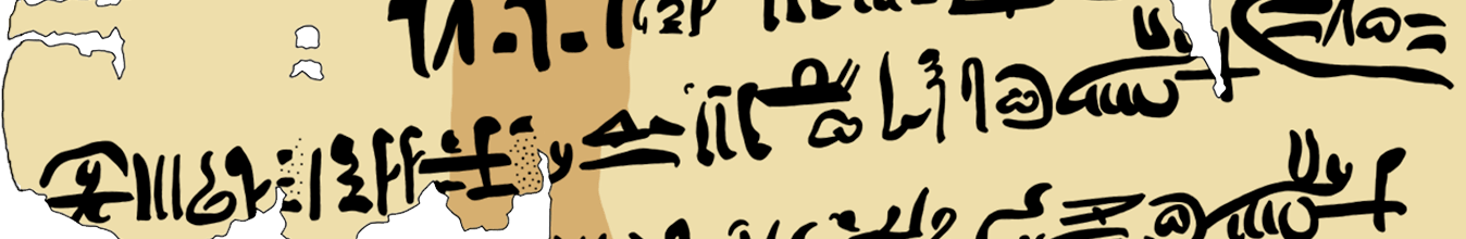 facsimile of the hieratic text