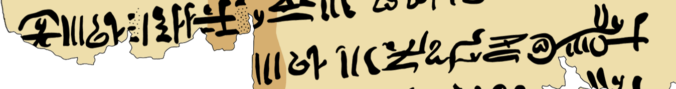 facsimile of the hieratic text