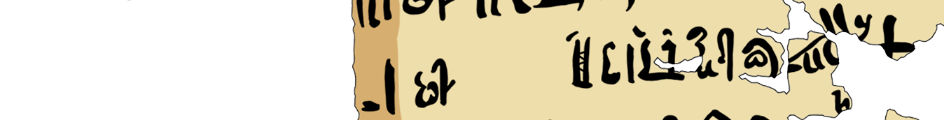 facsimile of the hieratic text