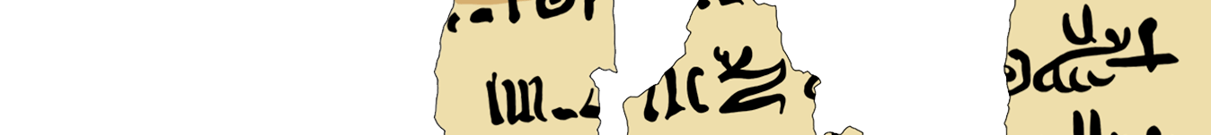 facsimile of the hieratic text