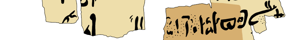 facsimile of the hieratic text