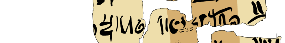 facsimile of the hieratic text